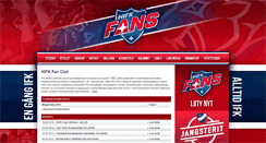 Desktop Screenshot of hifkfans.com