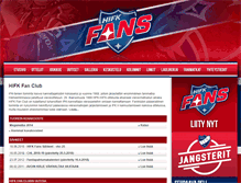 Tablet Screenshot of hifkfans.com